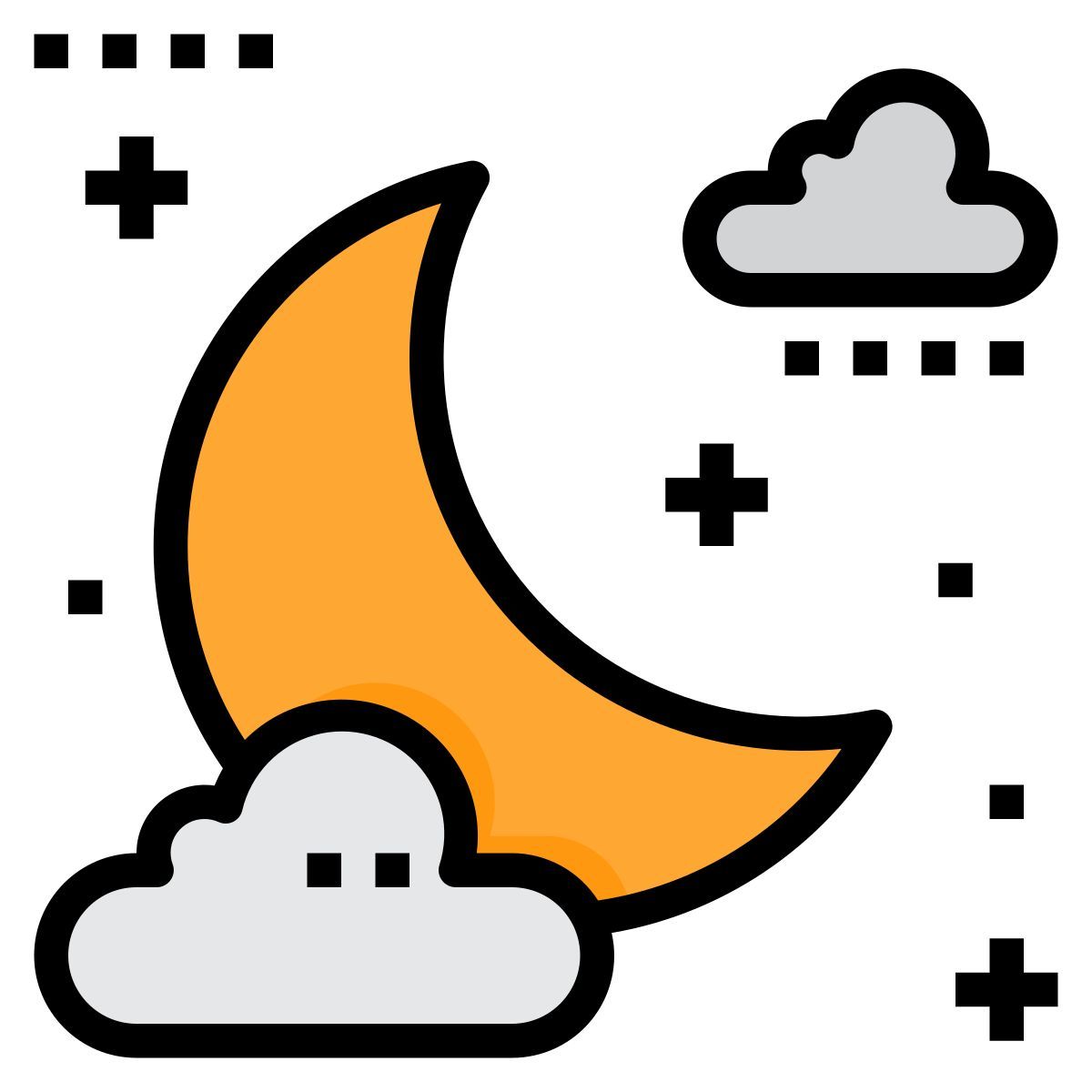 nublado cerca icon