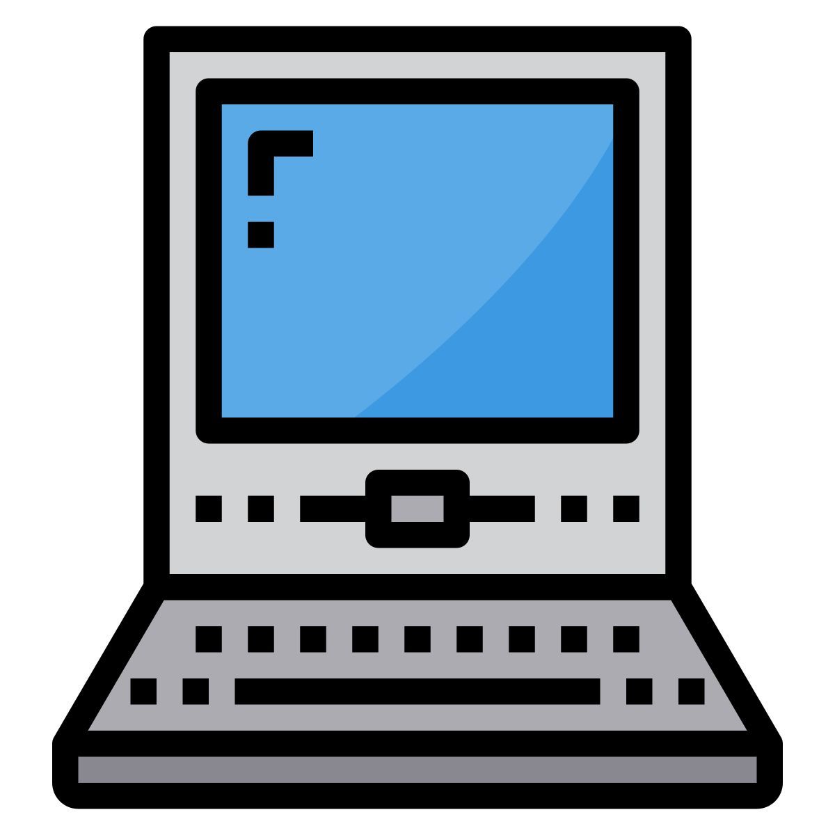 retro computer icon