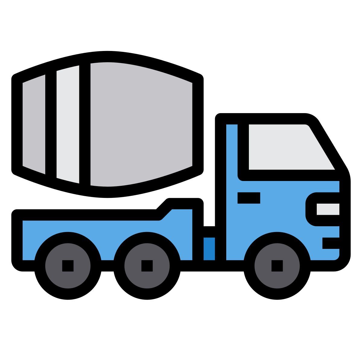 concrete mixer icon