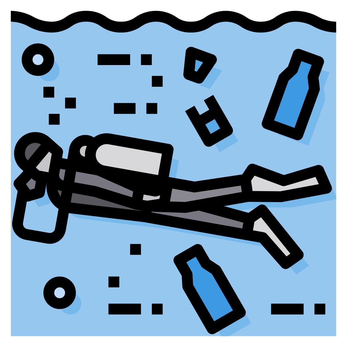 water pollution icon