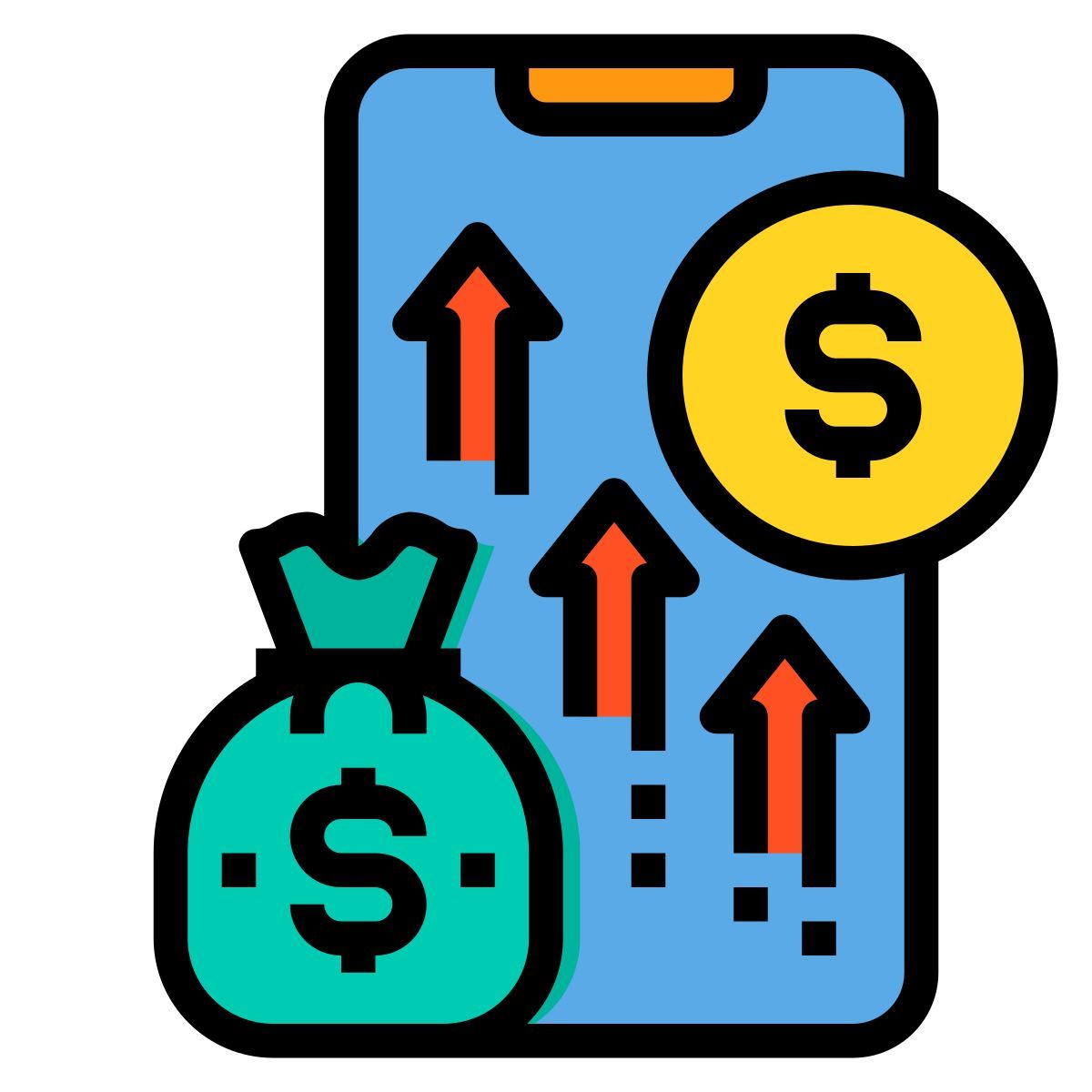 profit growth icon