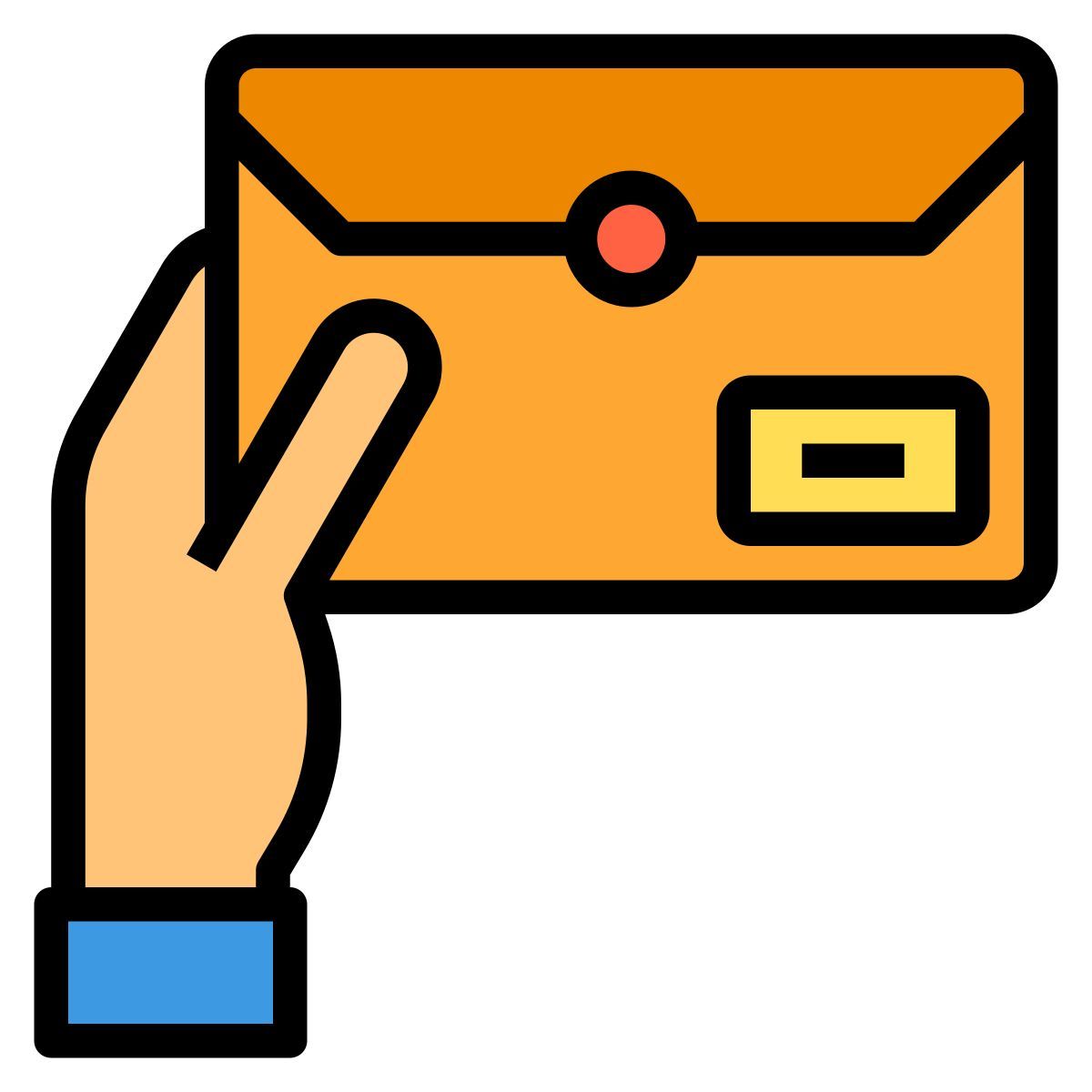message rempli icon