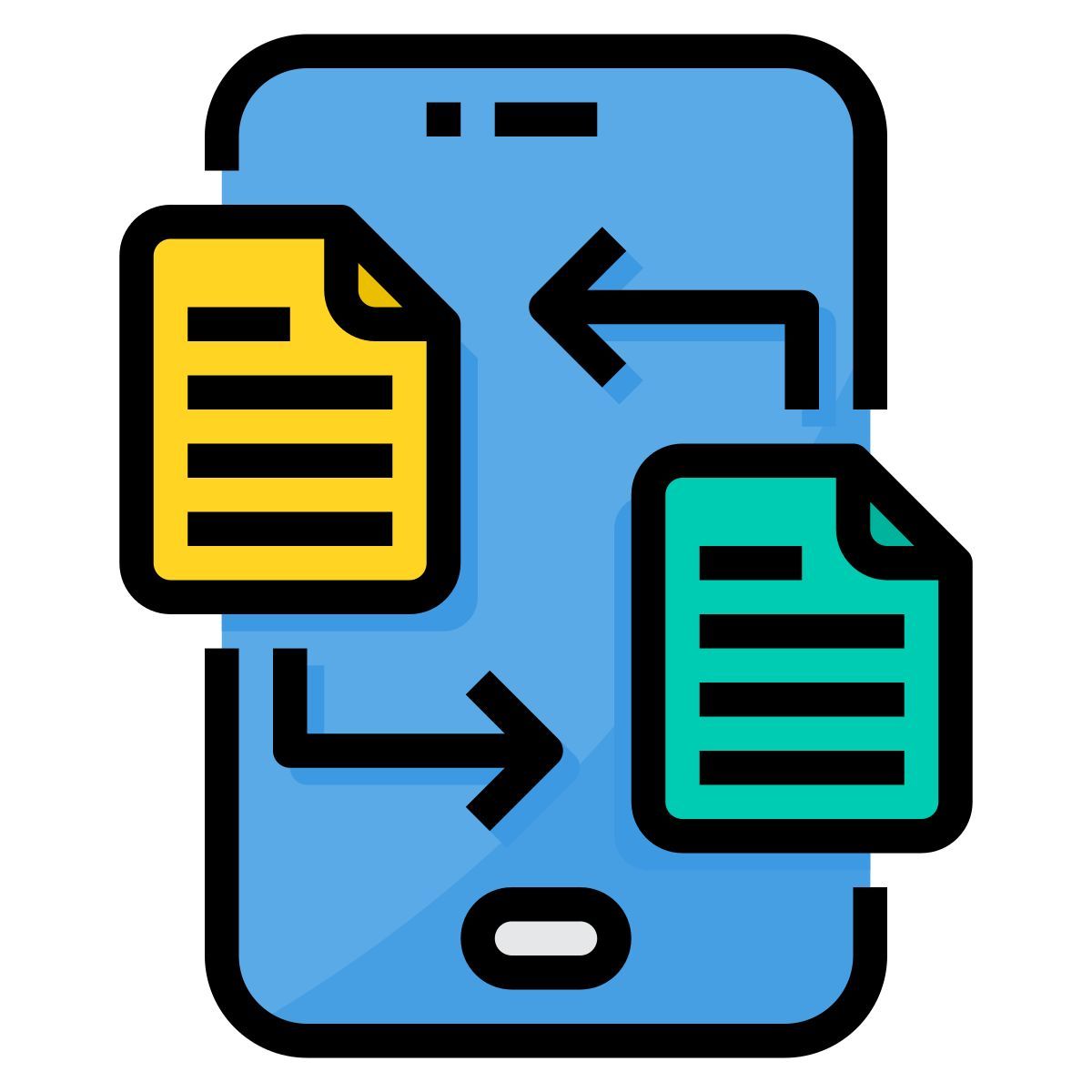 file transfer icon