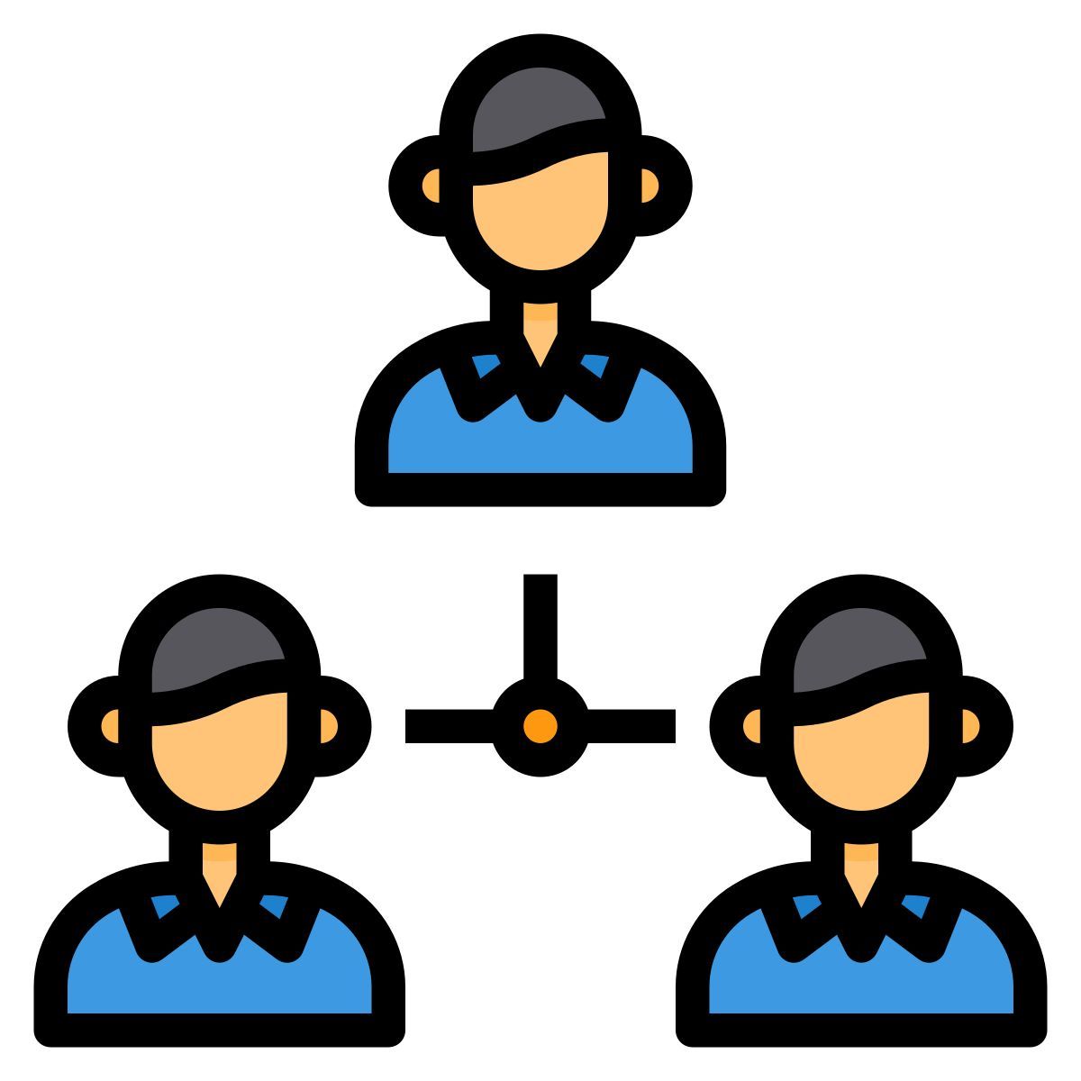groupe premier plan sélectionné icon