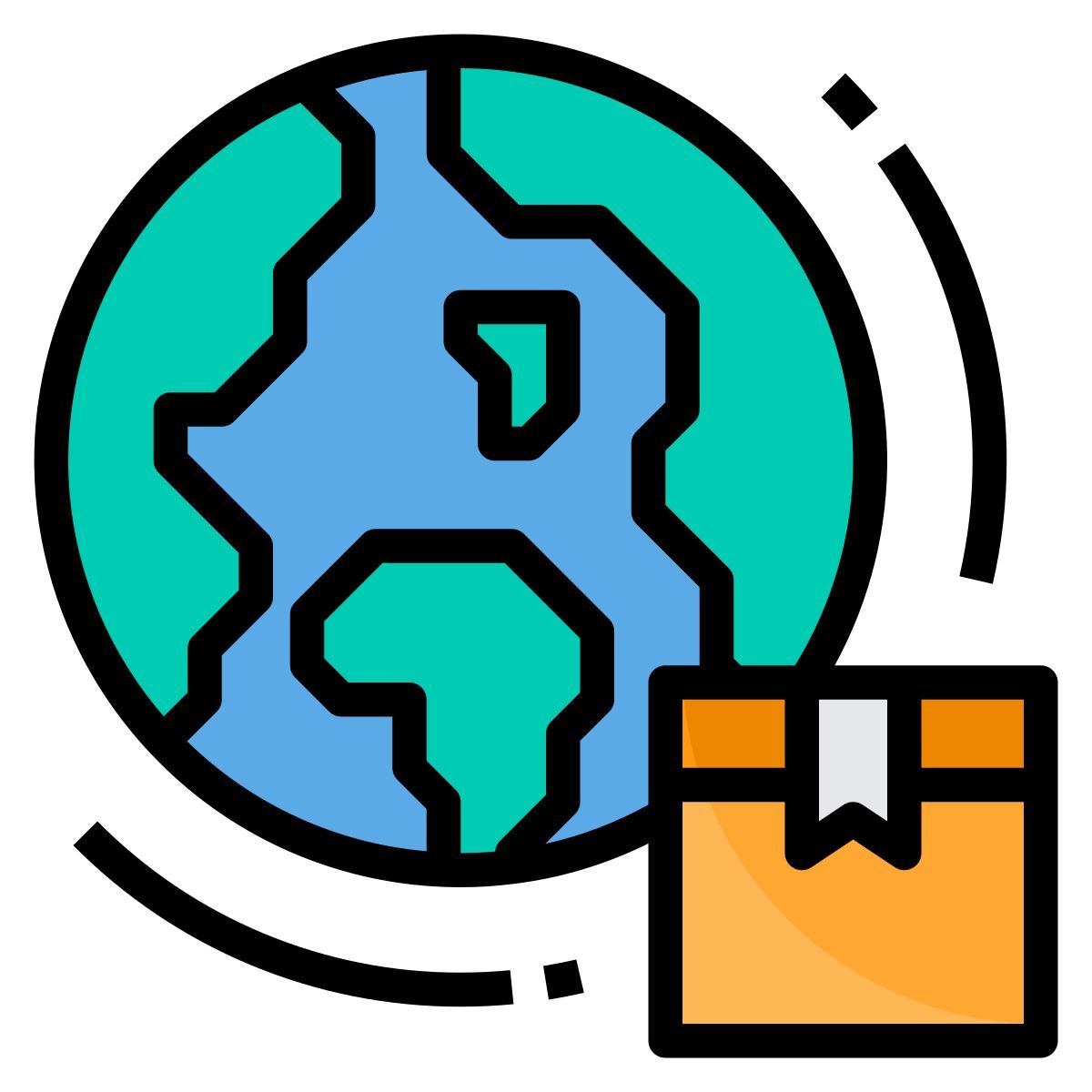 global delivery icon