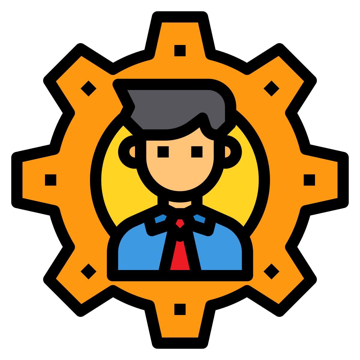 management en développement commercial icon