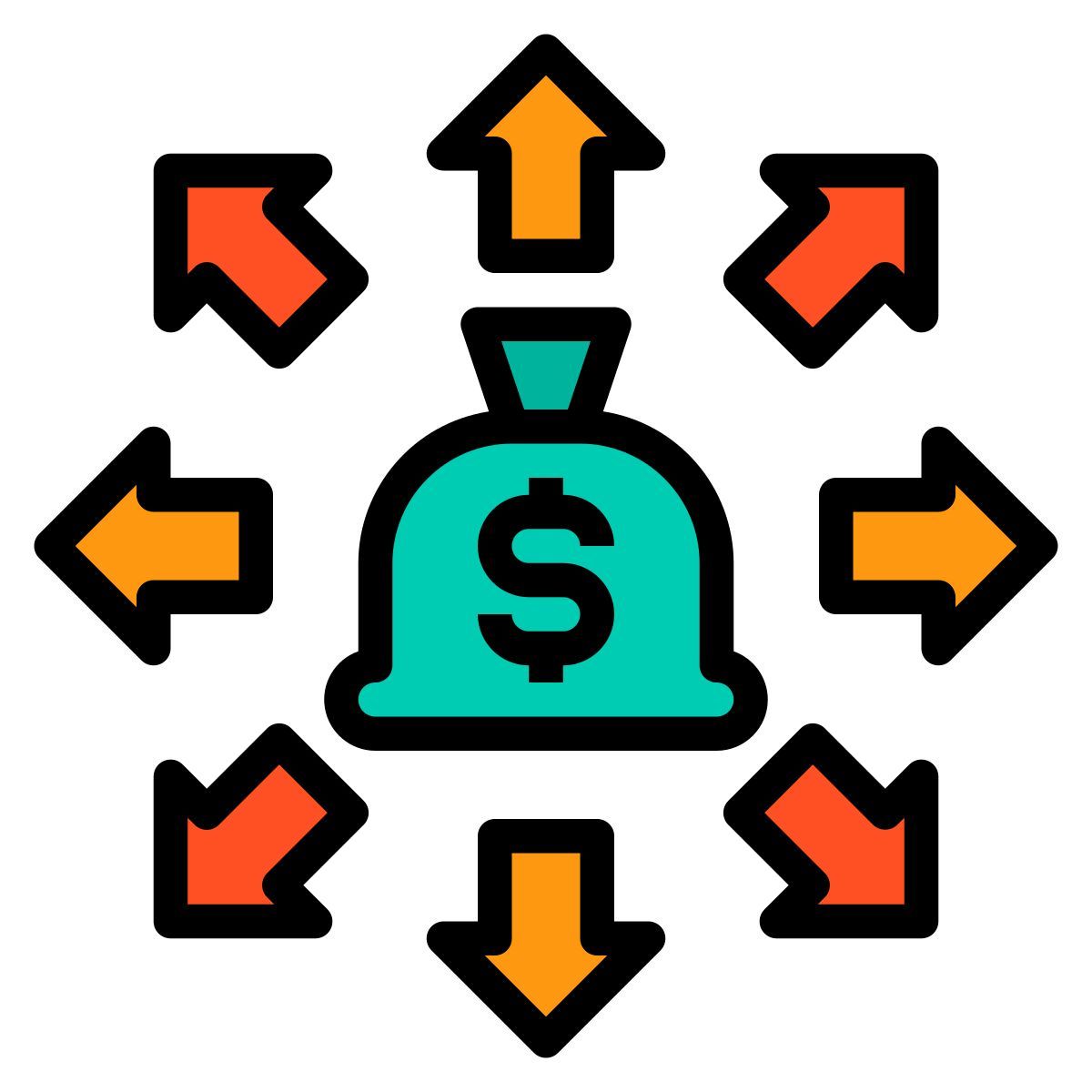 money flow icon