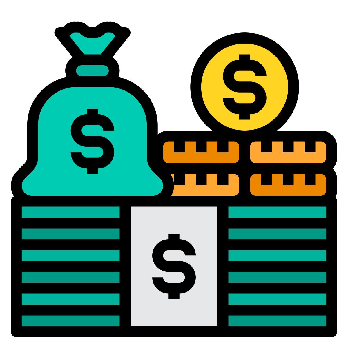 money stack icon
