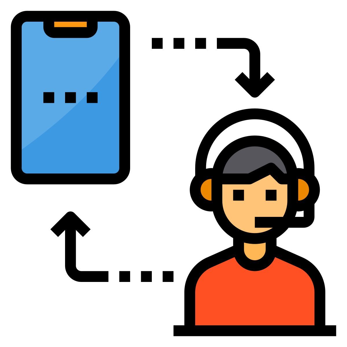 customer support agent icon