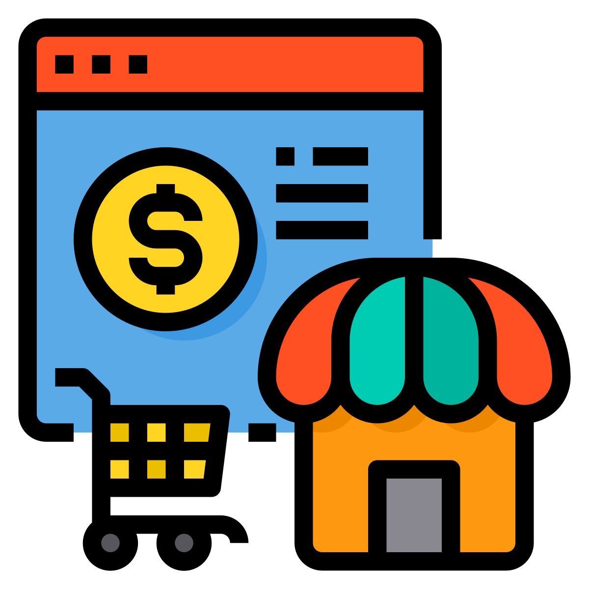 online shopping icon