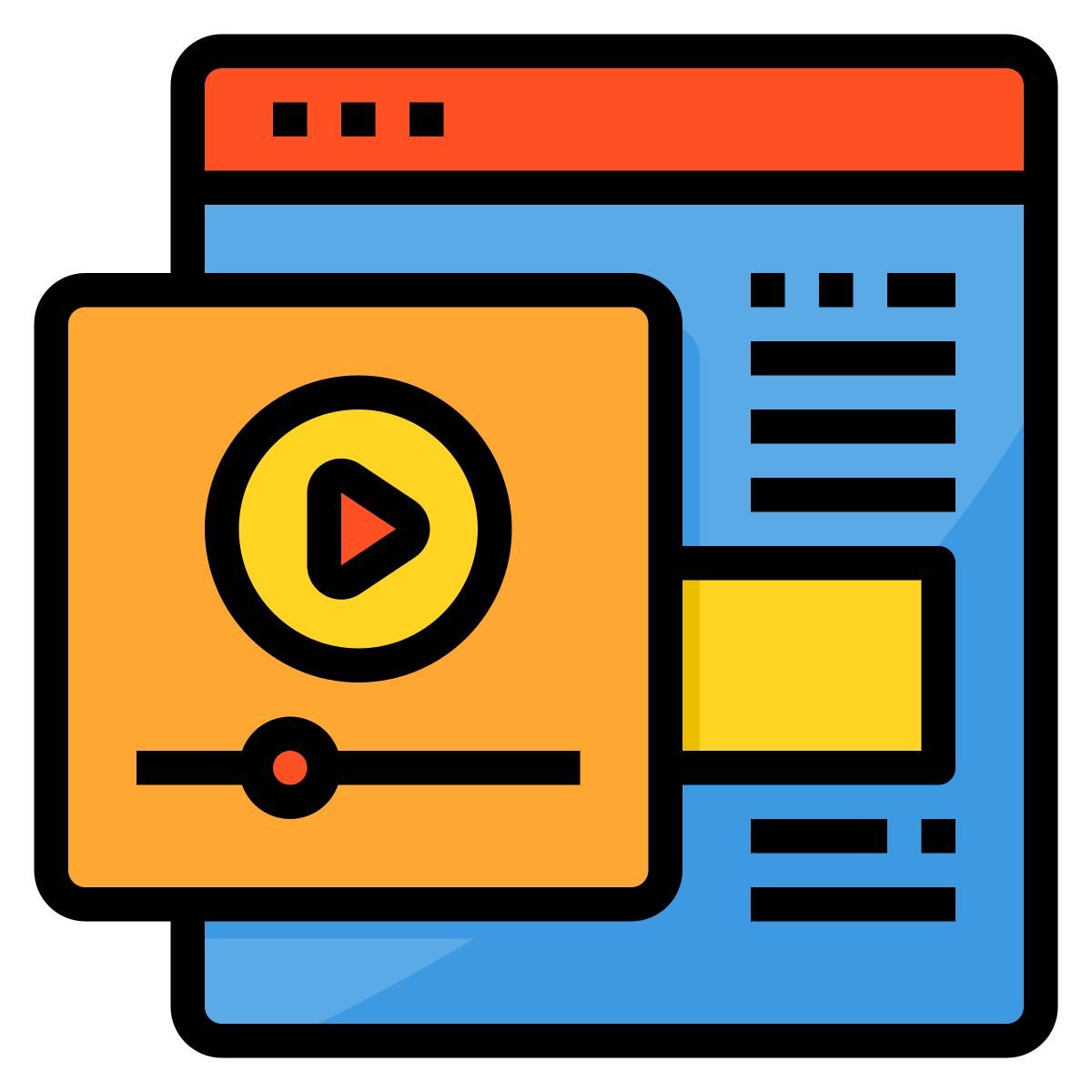 online video icon