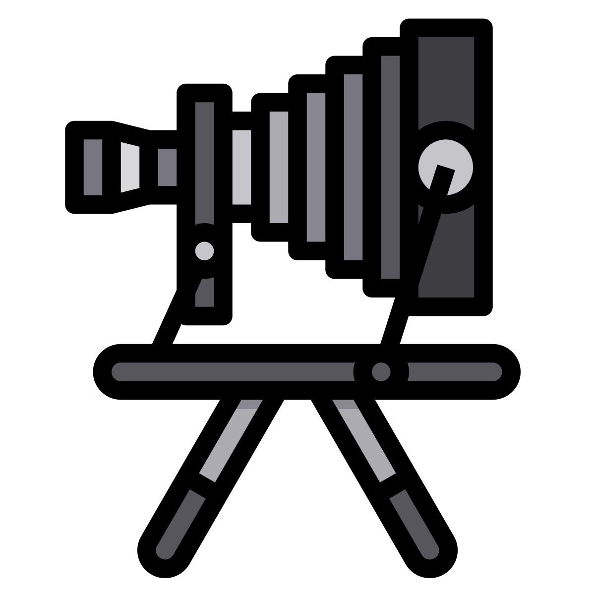 retro photo camera icon