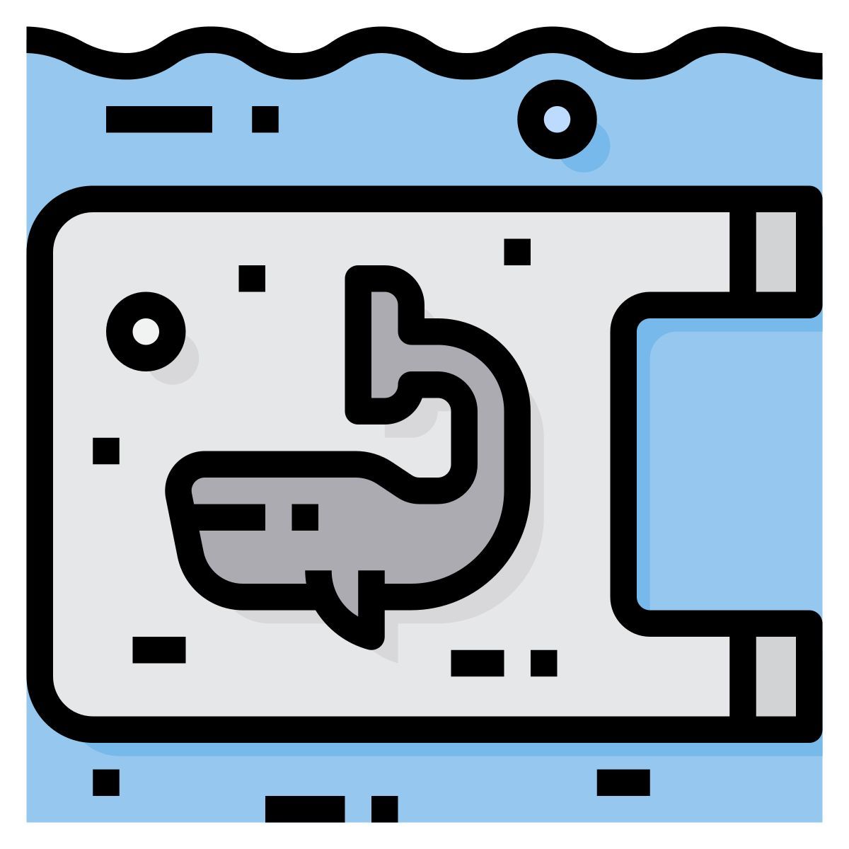 water pollution icon