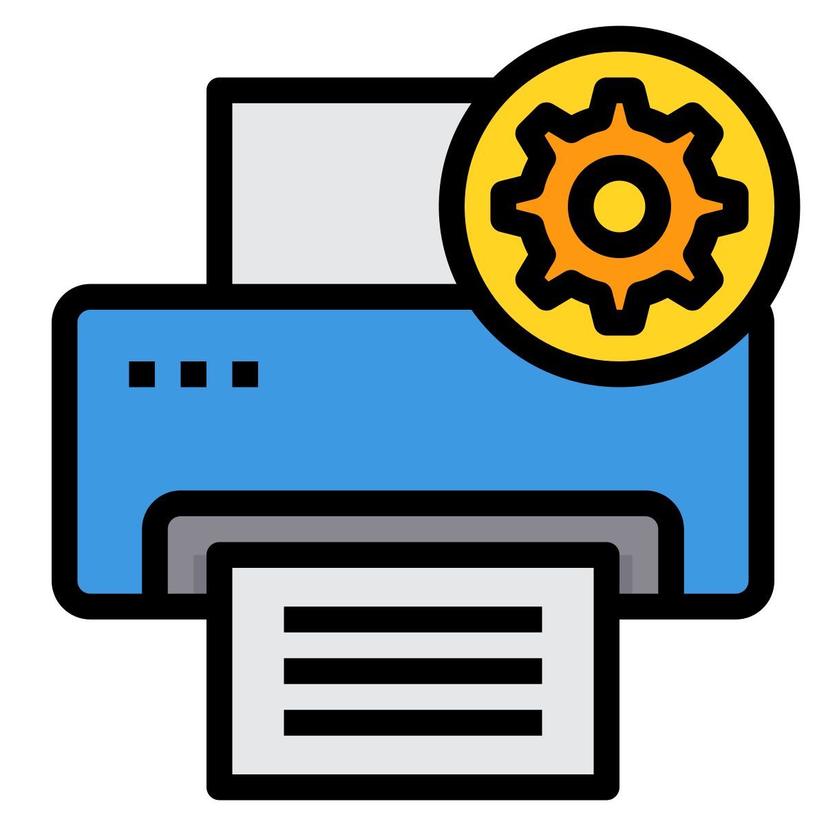 printer settings icon