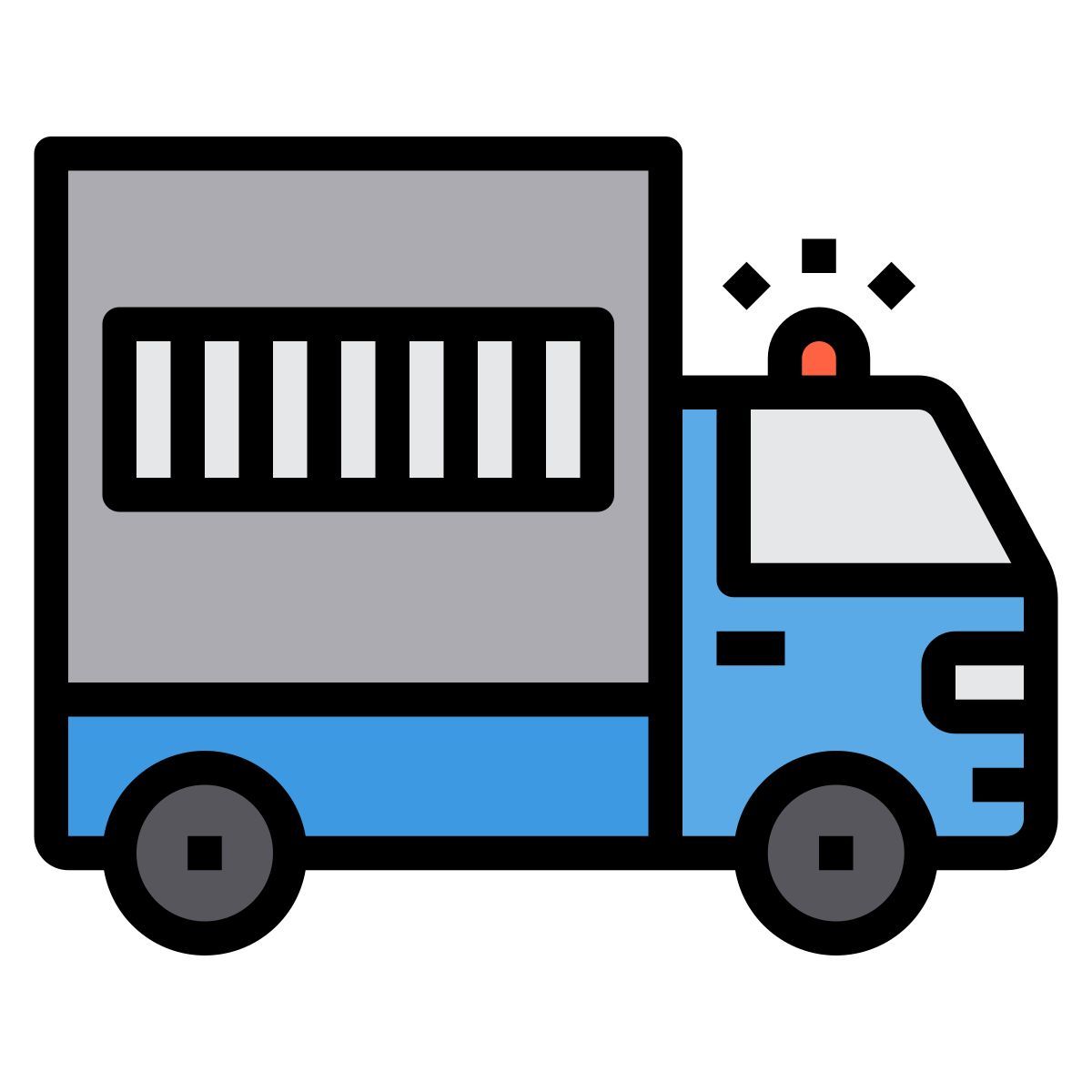 prisoner transport vehicle icon