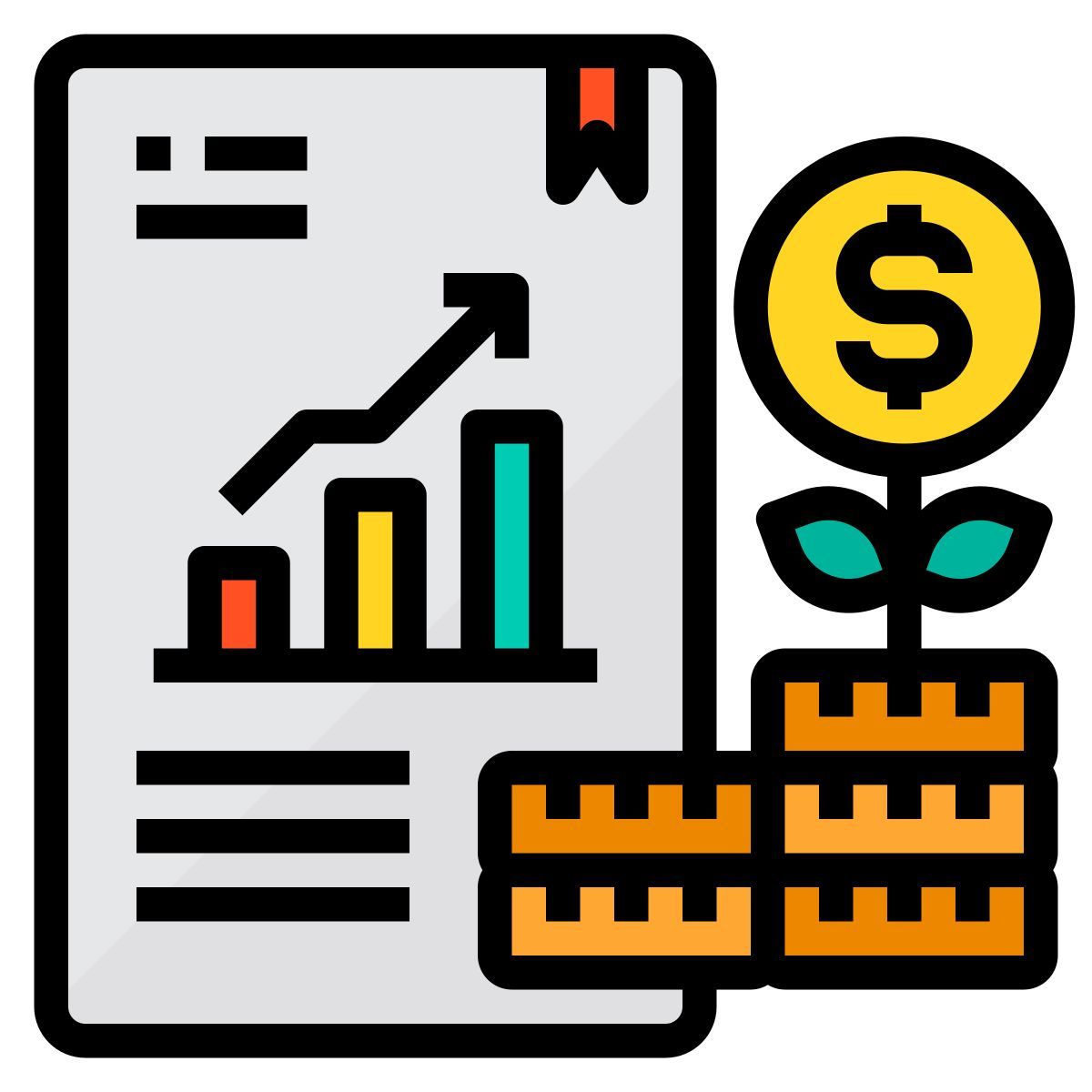 financial report icon