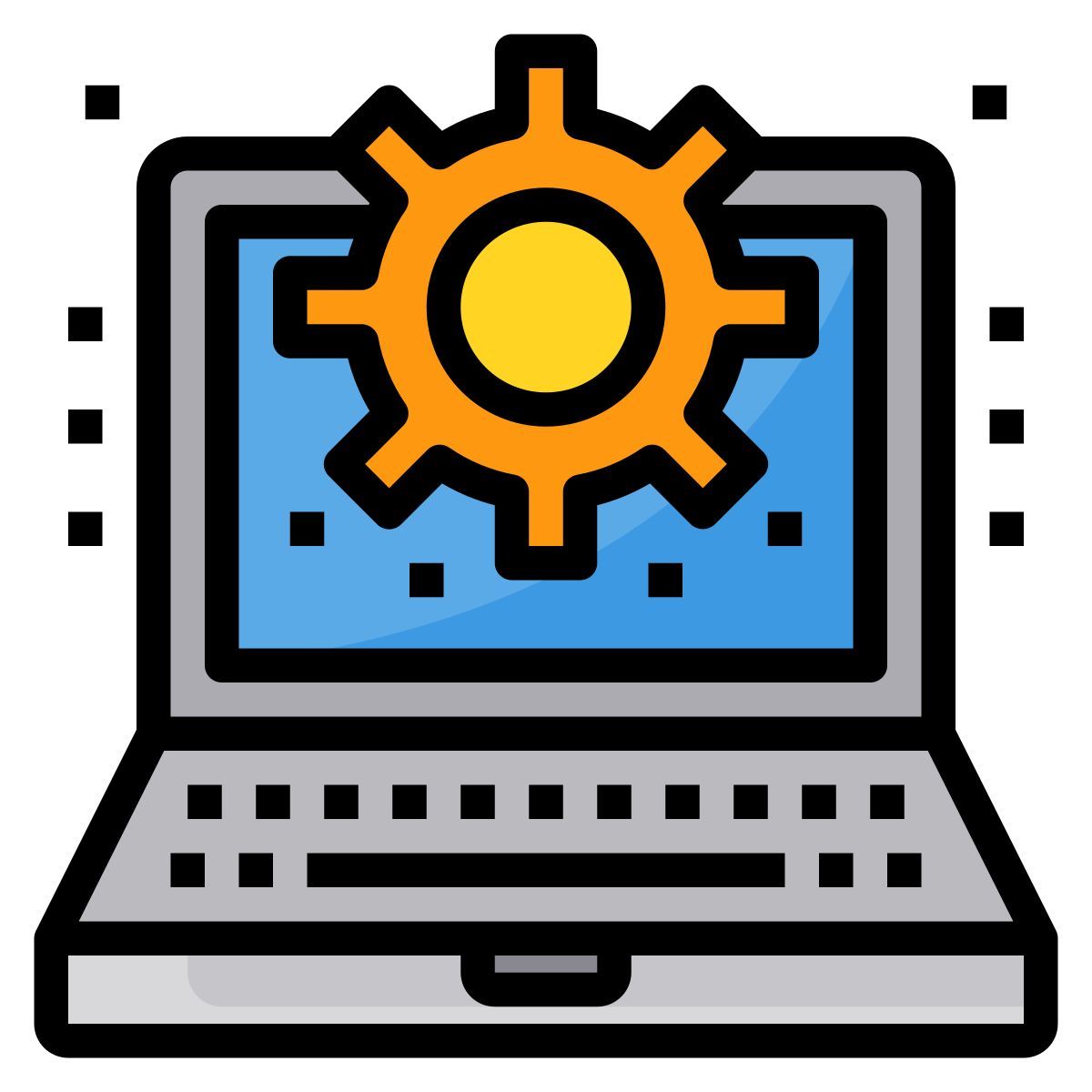 configuration de l'ordinateur portable icon