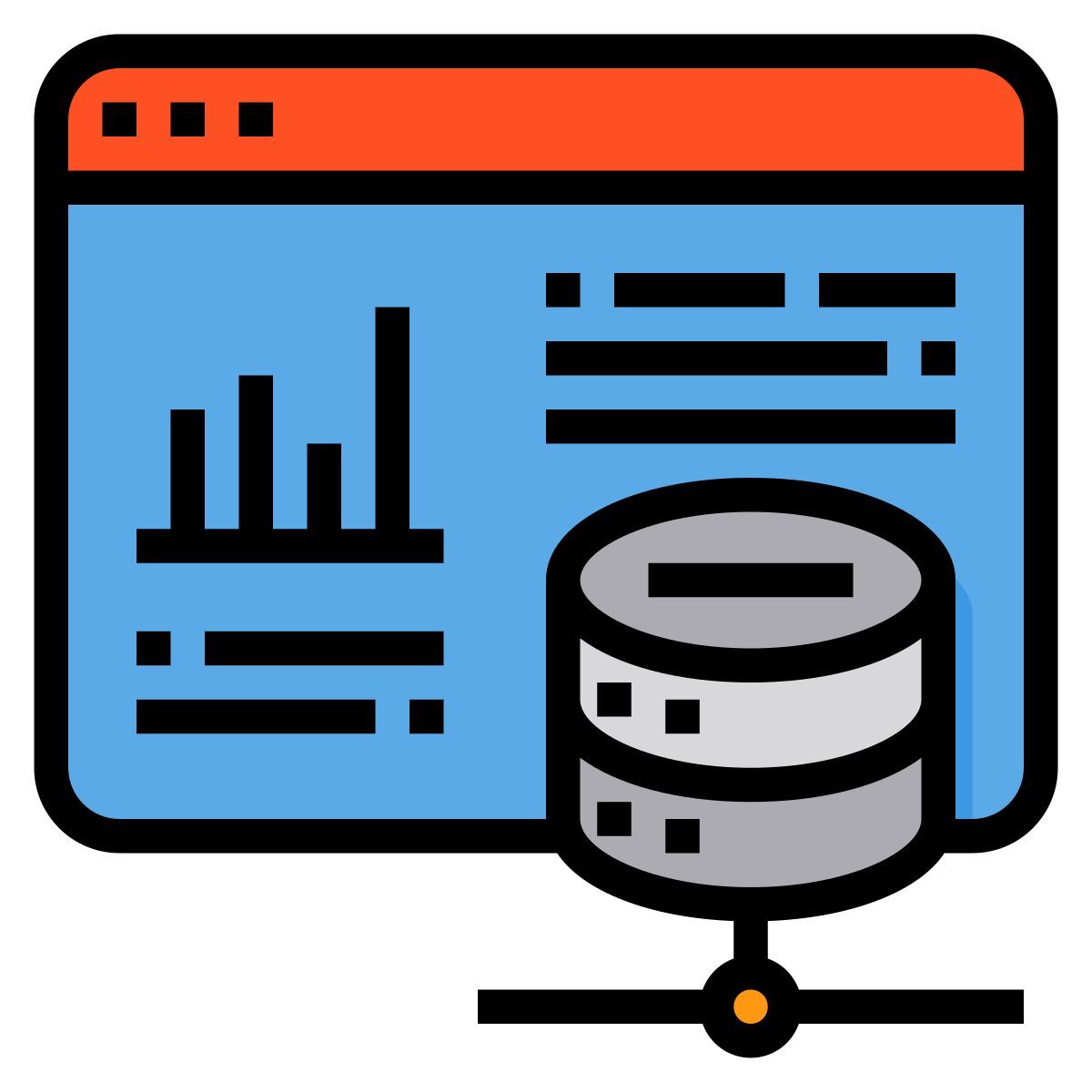 data statistics icon