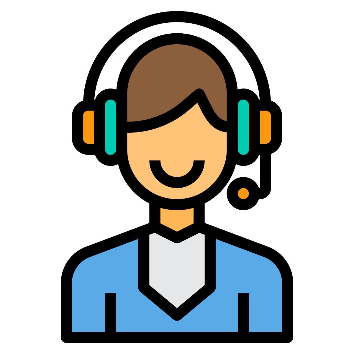 customer support agent icon