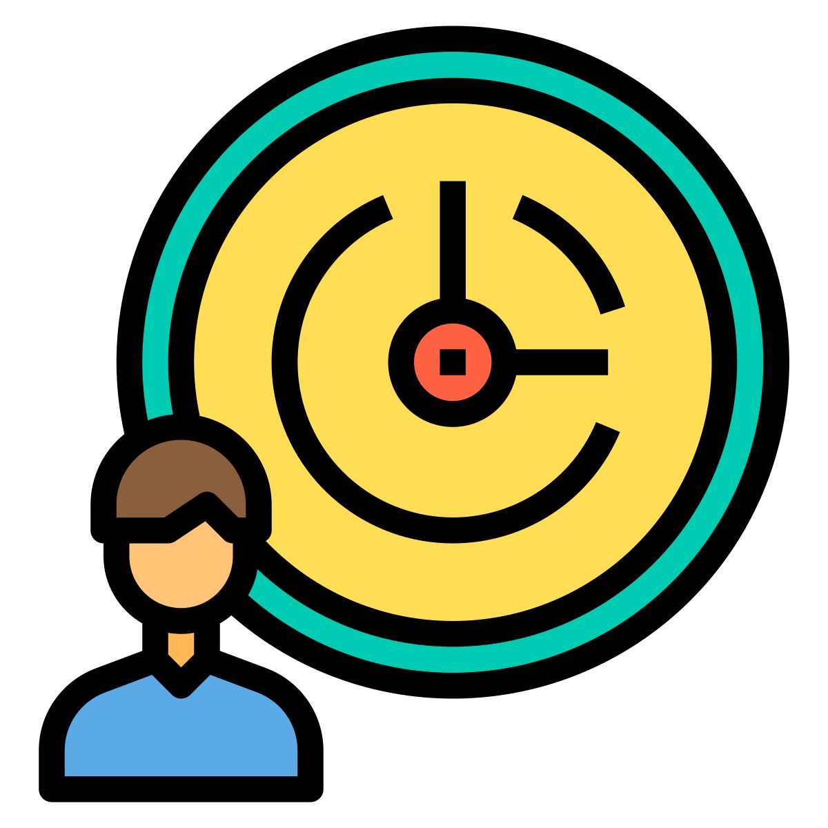 customer support hours icon