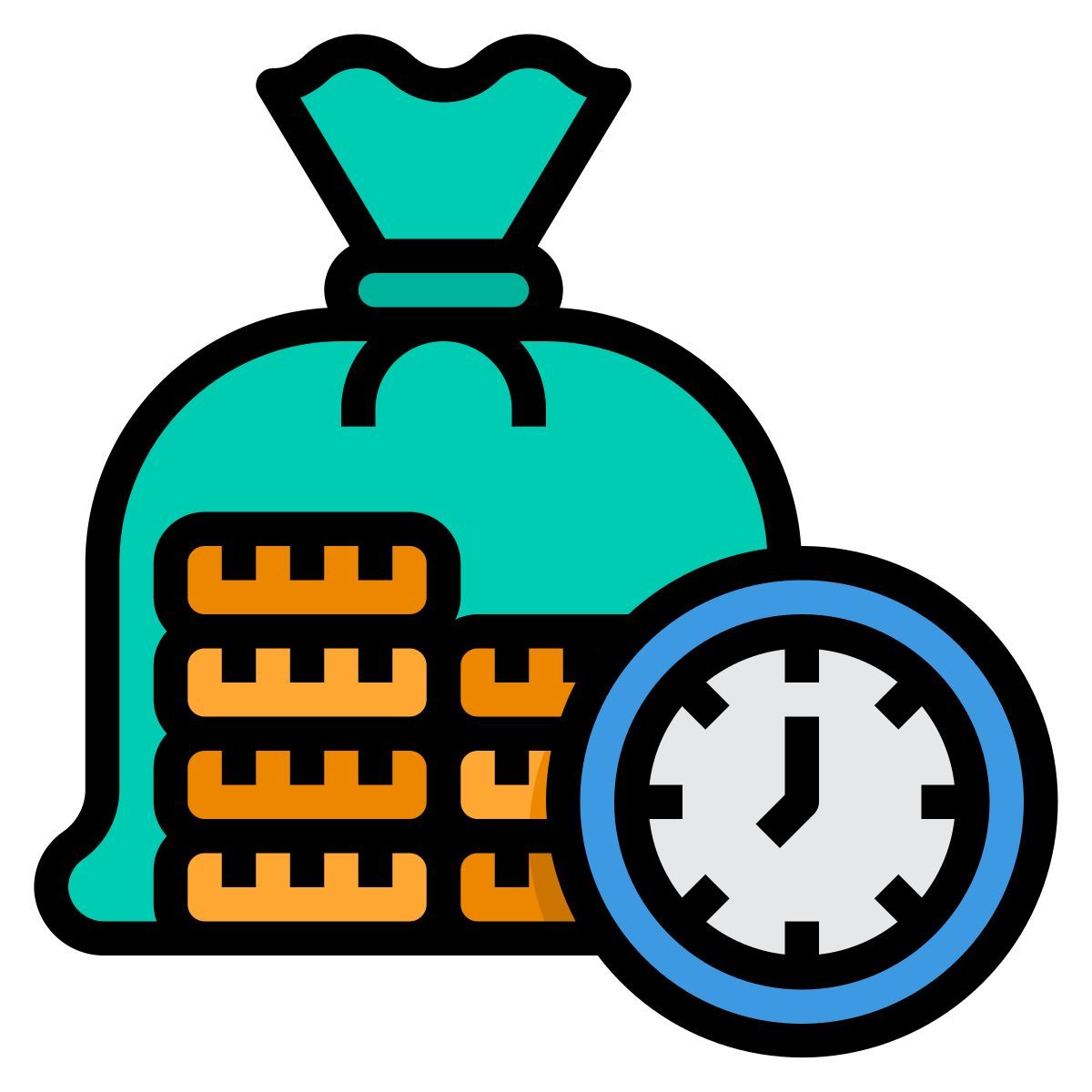 time is money icon