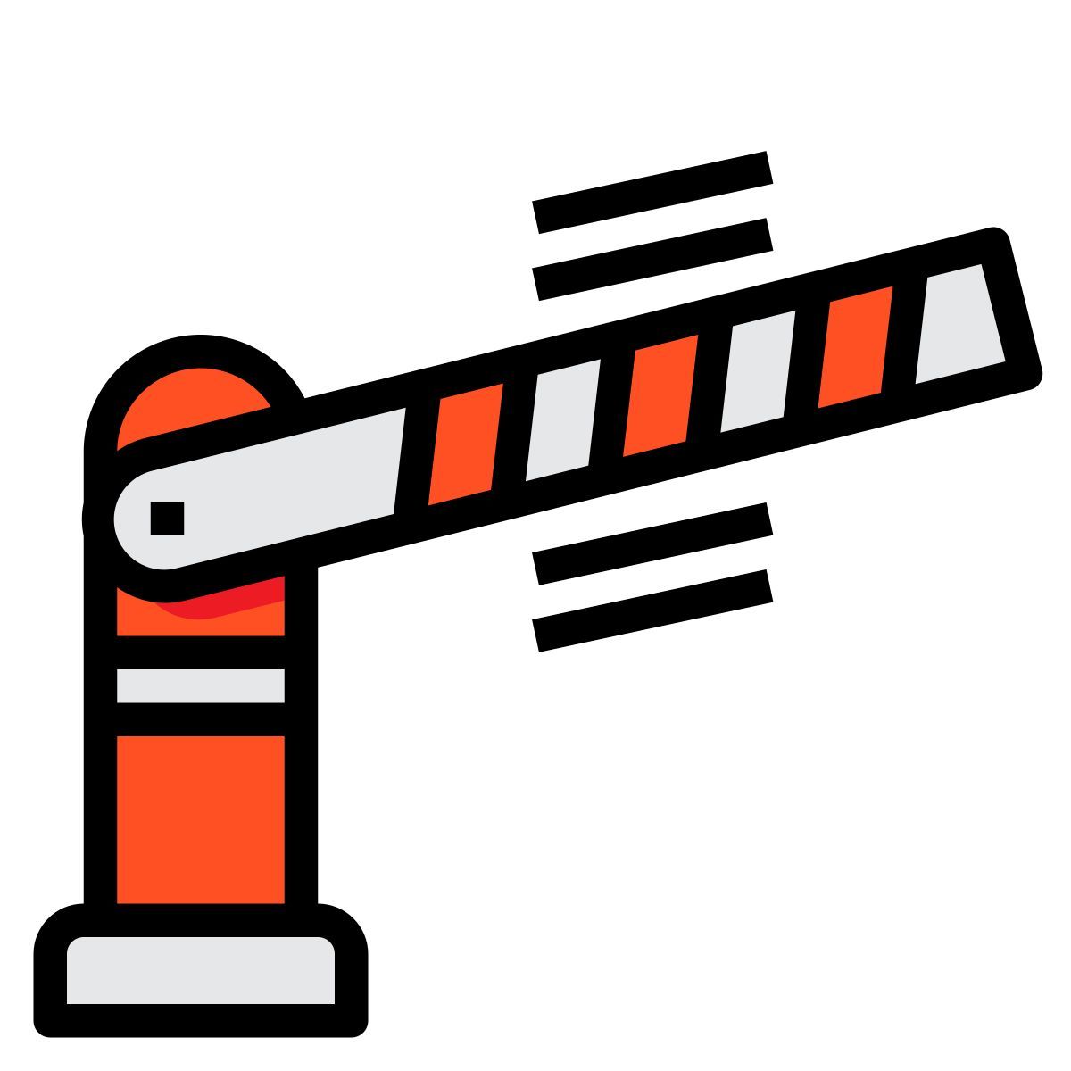 traffic barrier icon