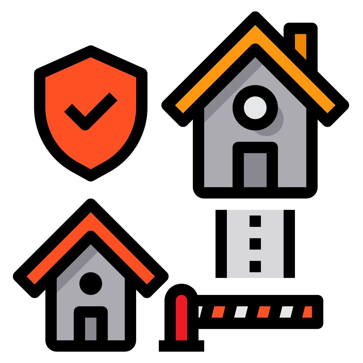 traffic barrier icon