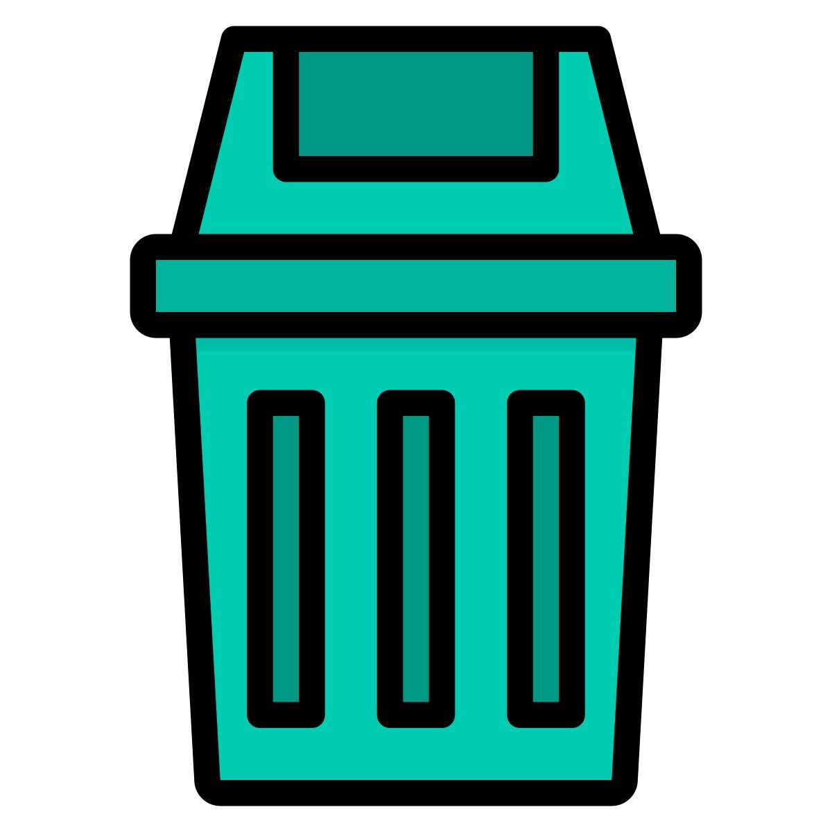 trash bin icon