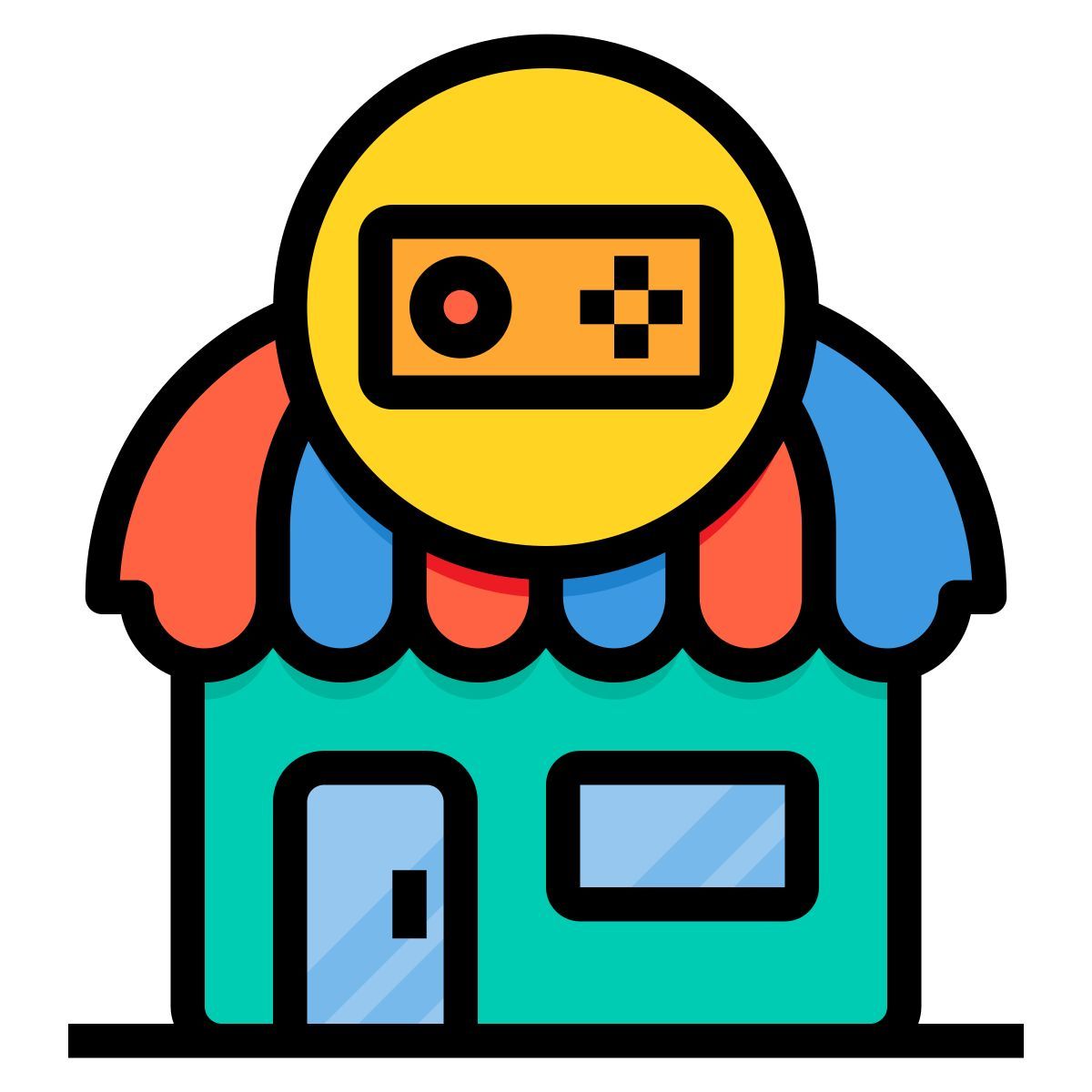 video game shop icon
