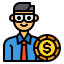 external businessman-financial-itim2101-lineal-color-itim2101 icon
