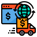 external delivery-truck-currency-itim2101-lineal-color-itim2101-1 icon