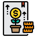 external growth-accounting-itim2101-lineal-color-itim2101 icon