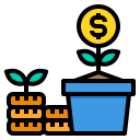 external money-tree-financial-itim2101-lineal-color-itim2101-1 icon