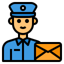 external postman-male-occupation-avatar-itim2101-lineal-color-itim2101 icon