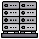 external servers-big-data-itim2101-lineal-color-itim2101 icon