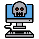 external skull-computer-itim2101-lineal-color-itim2101 icon