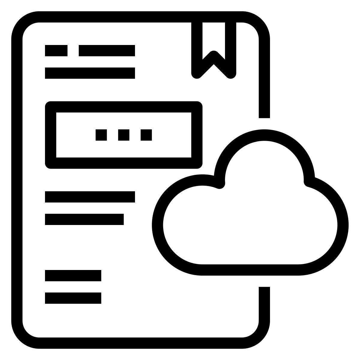 cloud document icon
