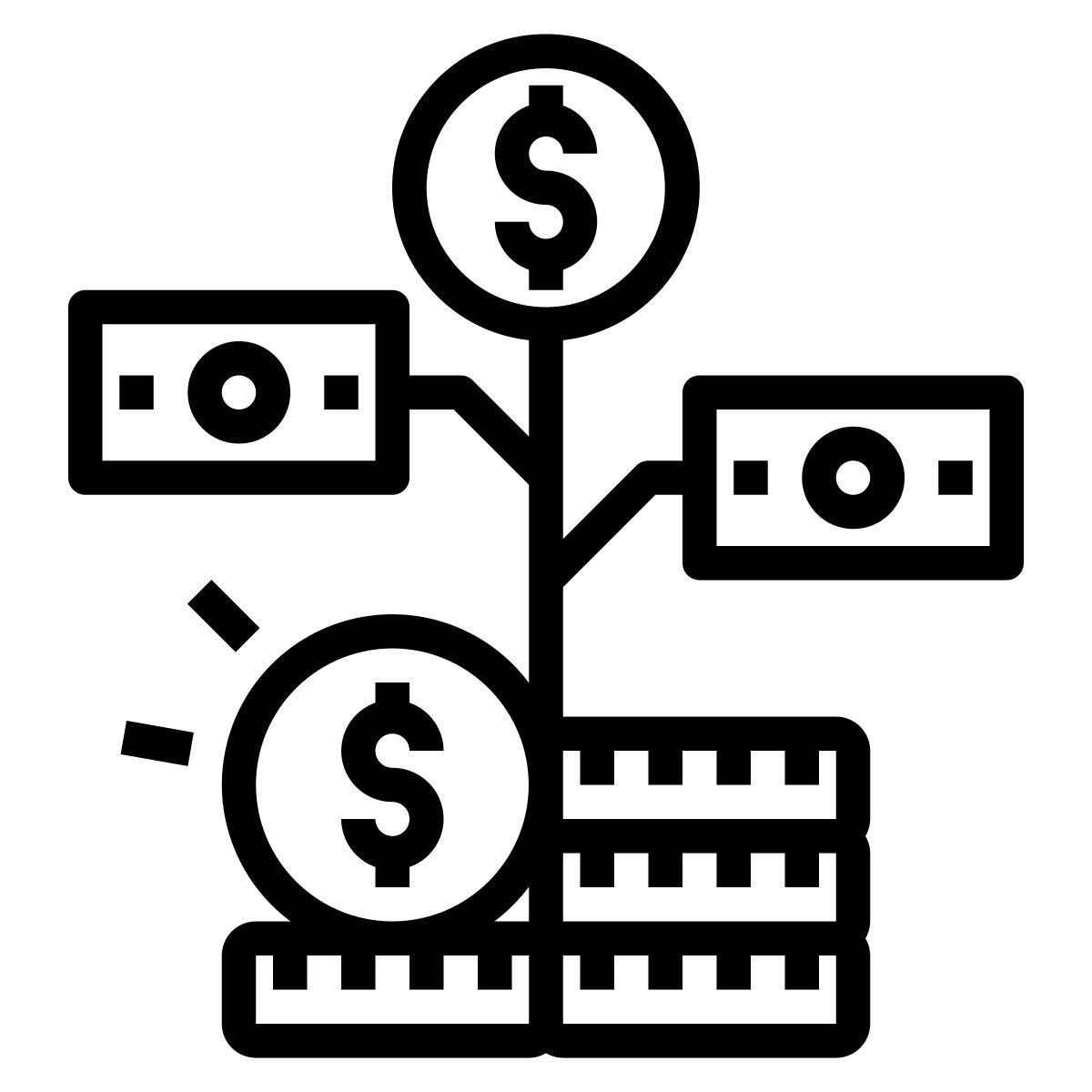 financial growth icon