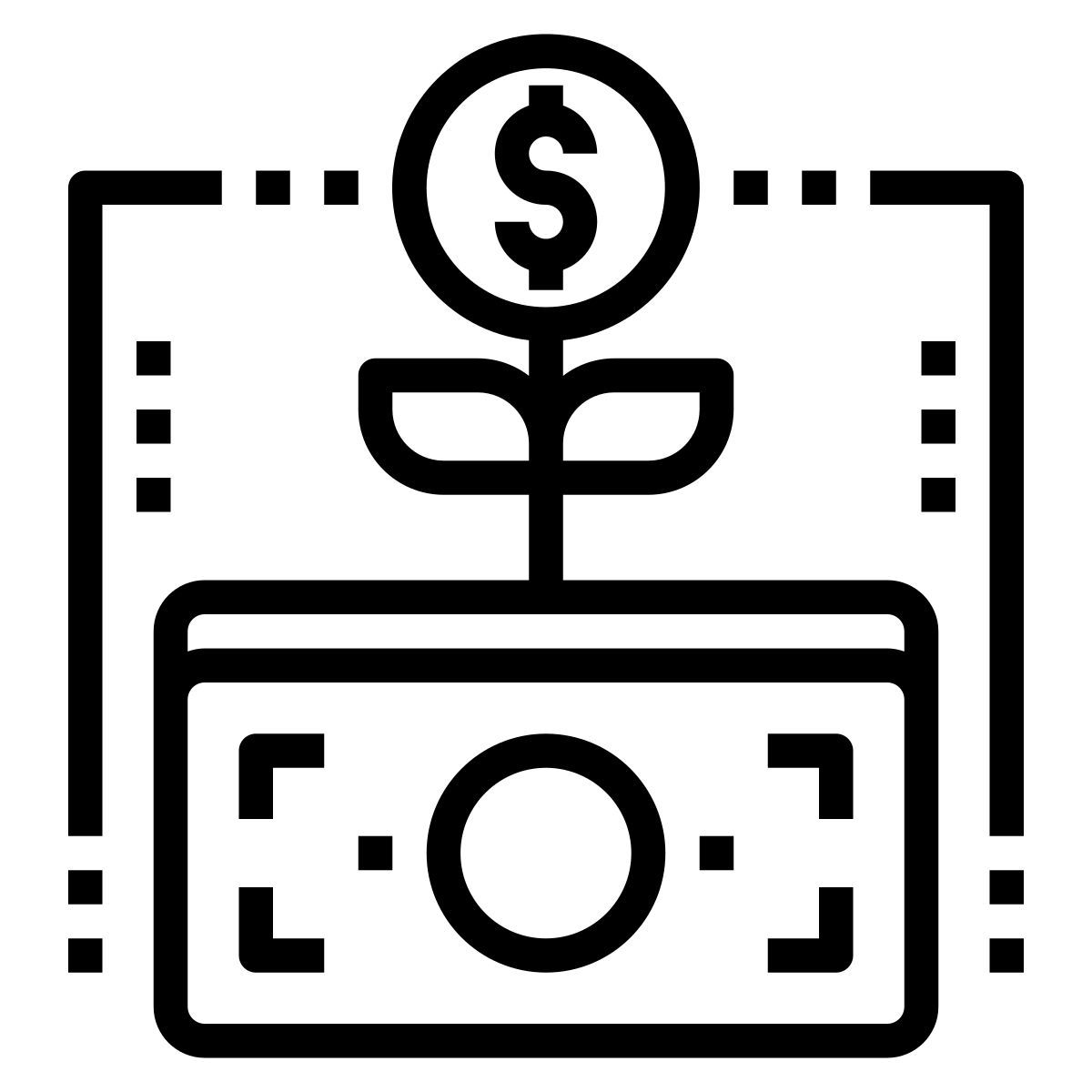 financial growth icon