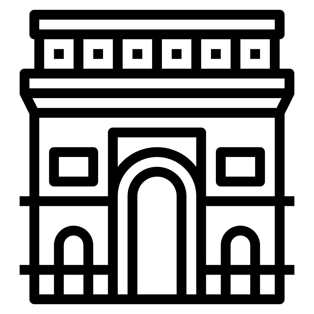 arc de triomphe icon
