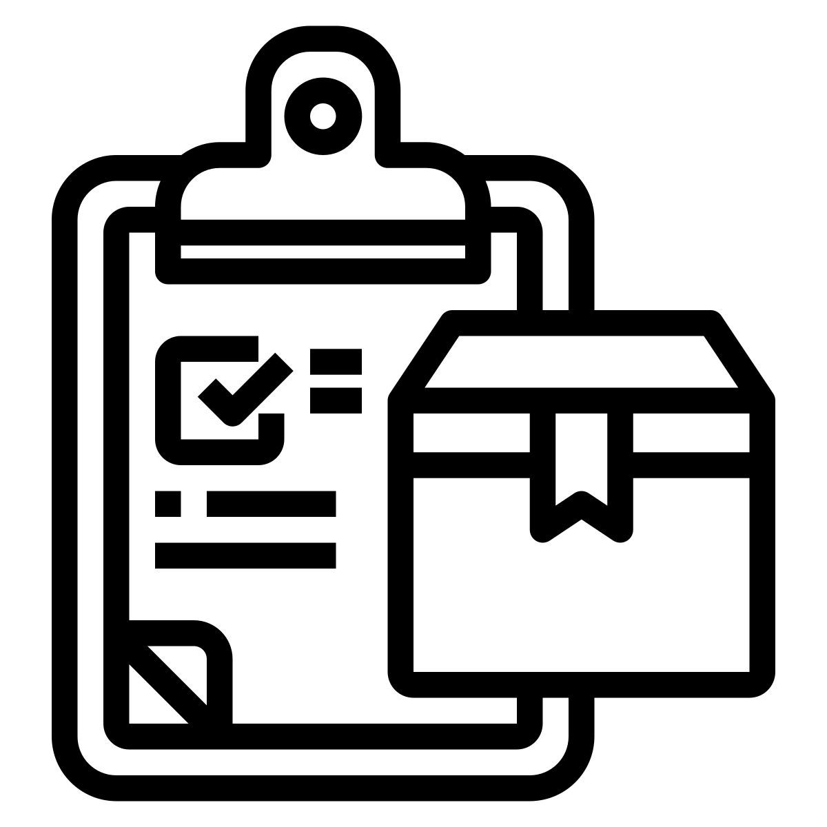 delivery checklist icon