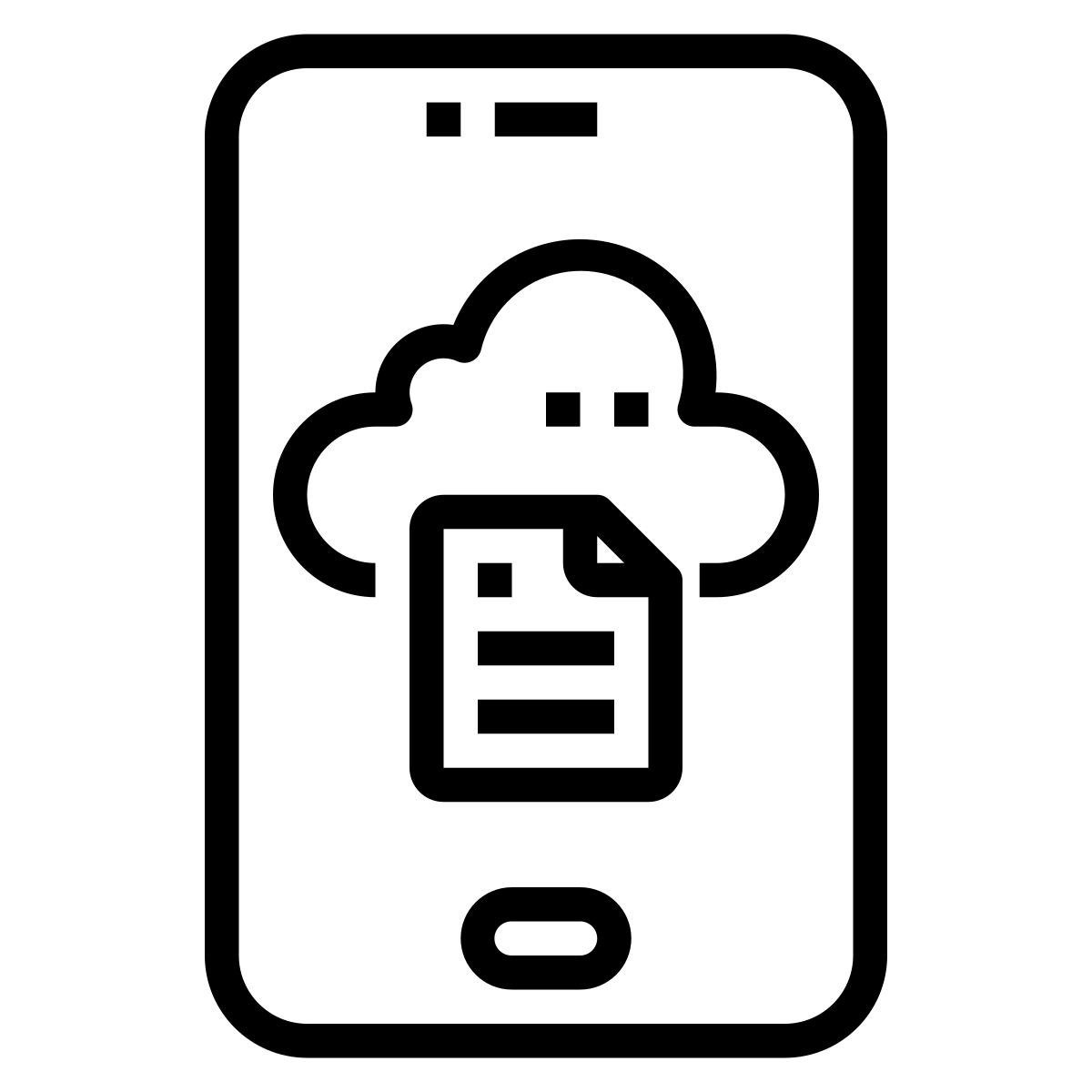 cloud file icon