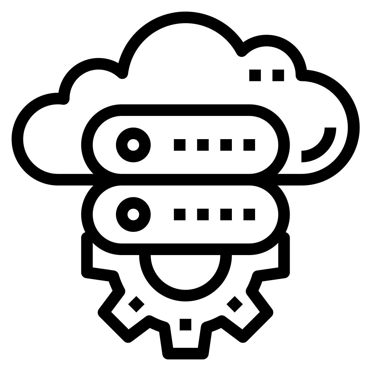 cloud database settings icon