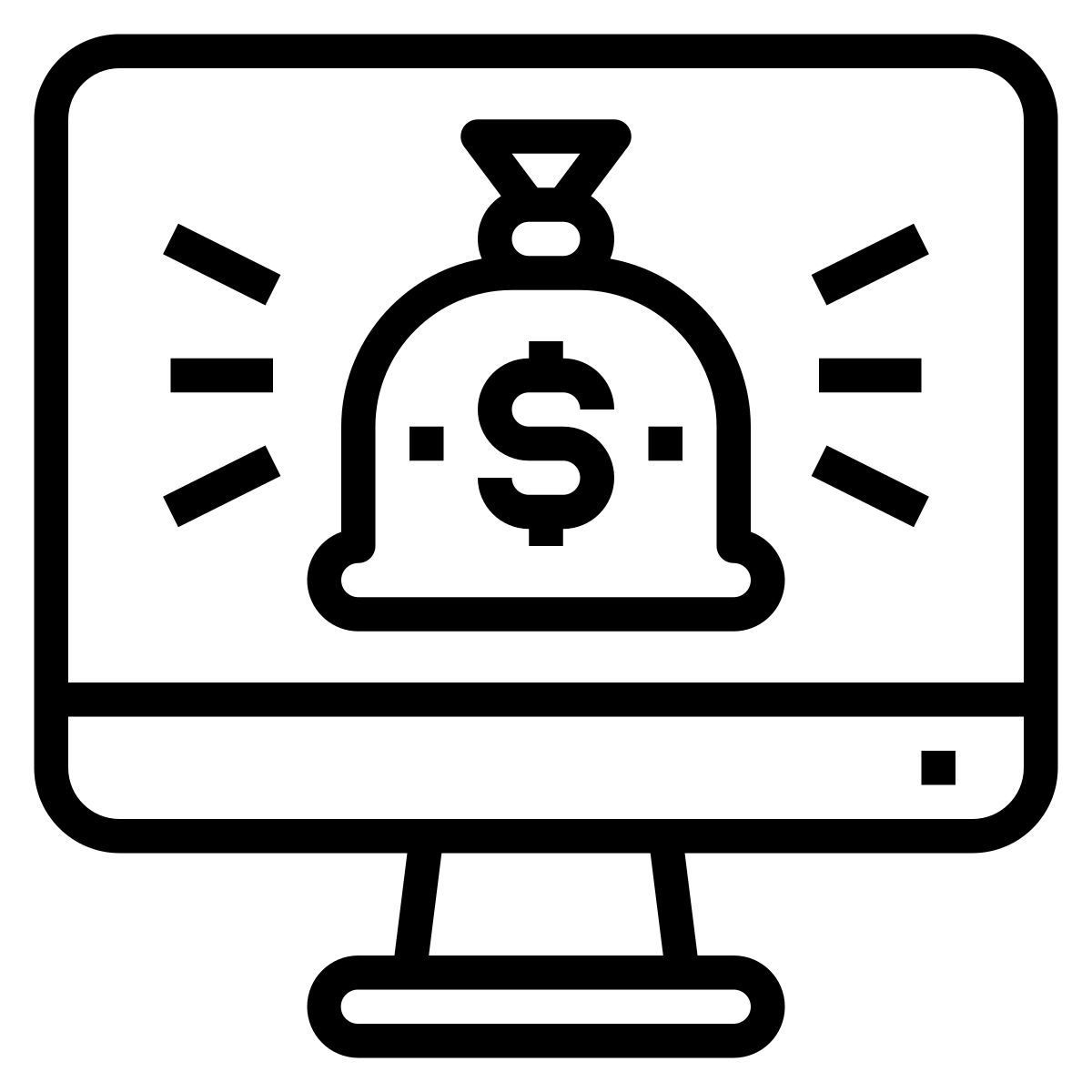 servizi bancari online icon