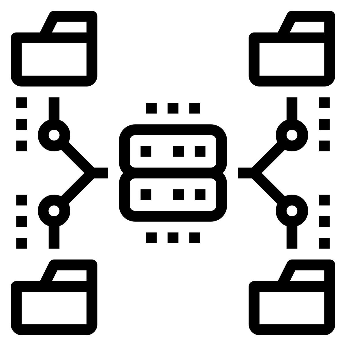 data distribution icon