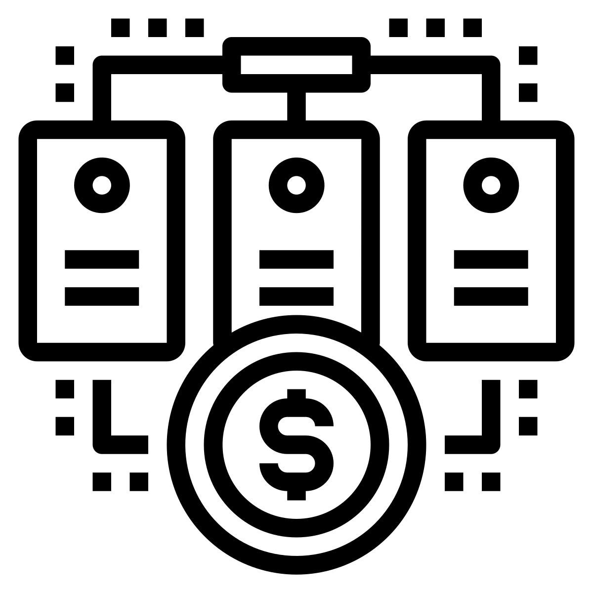 financial database icon
