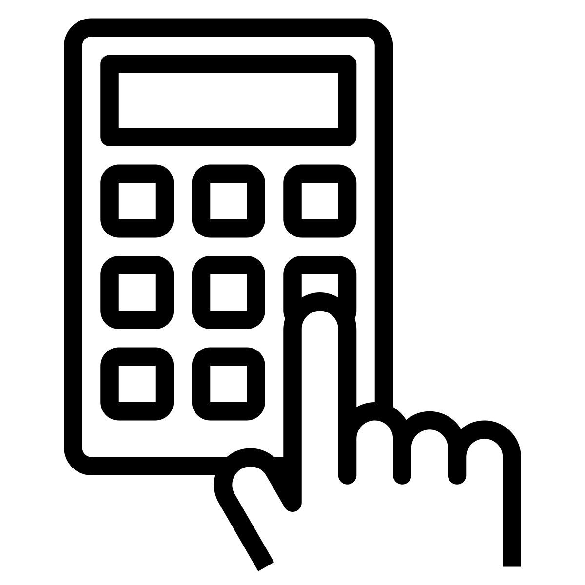 pavé numérique icon