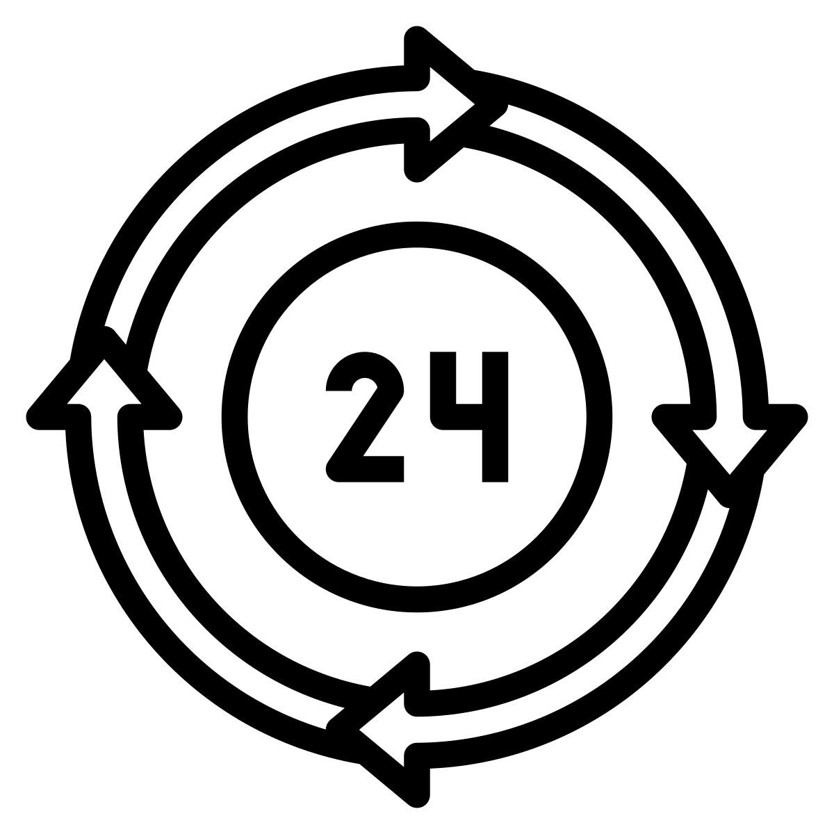 open 24 hours icon