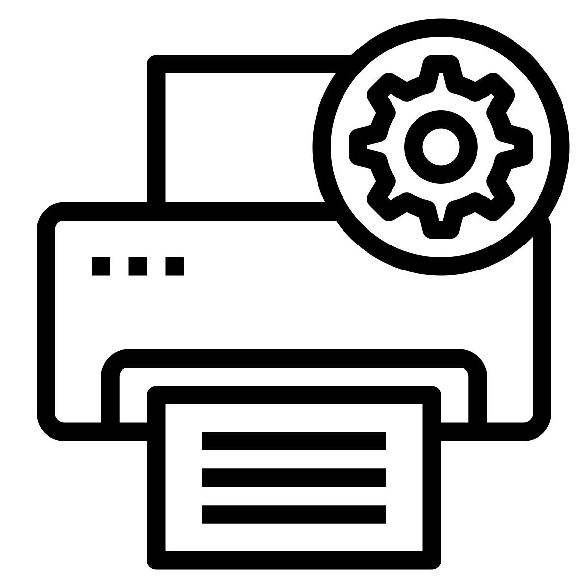 printer settings icon