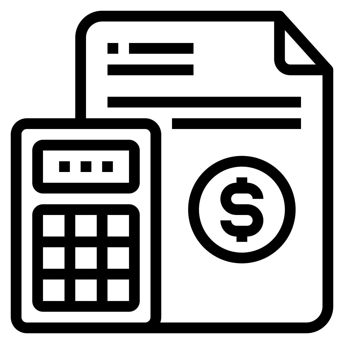 financial report icon
